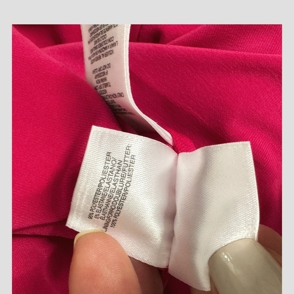 NWT Rachel Roy Dress Plus Curvy Collection Faux Wrap Draped Front Sleeveless 1X - Picture 12 of 15